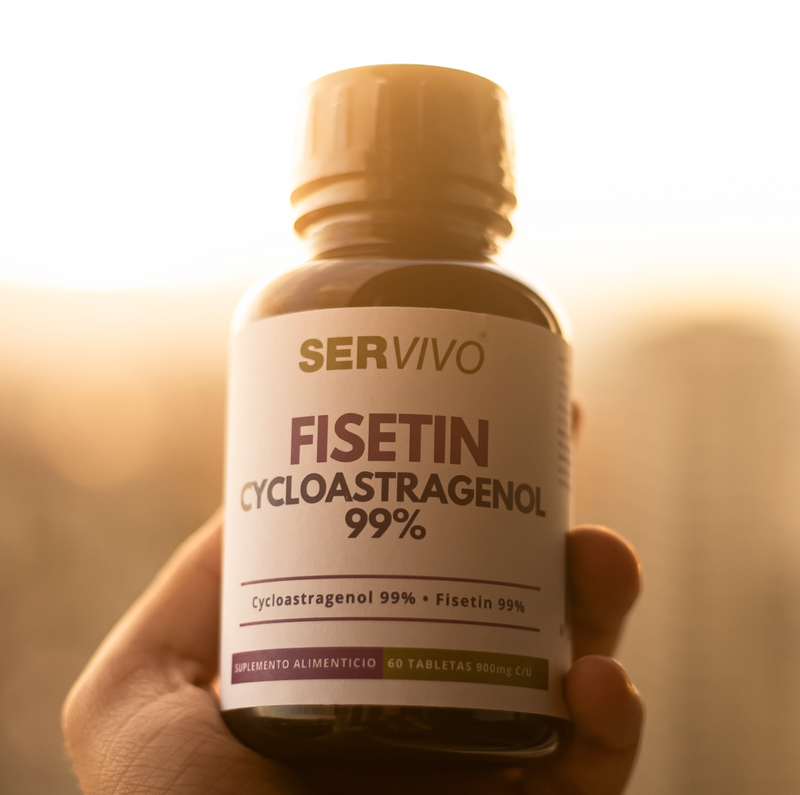Cycloastragenol + Fisetin al 99% (180 tabletas) - Ser Vivo