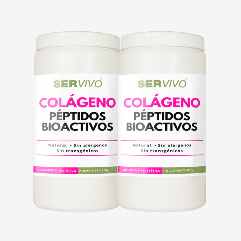 Colágeno Péptidos Bioactivos 100% puros (2 Pack-660 g)