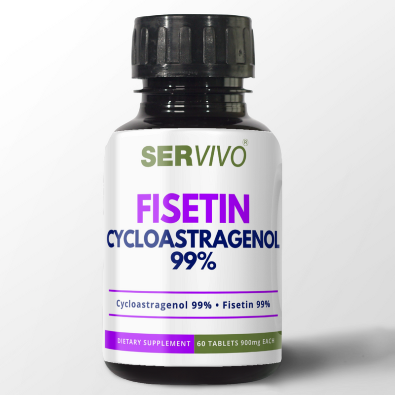 Cycloastragenol + Fisetin al 99% (120 tabletas) - Ser Vivo