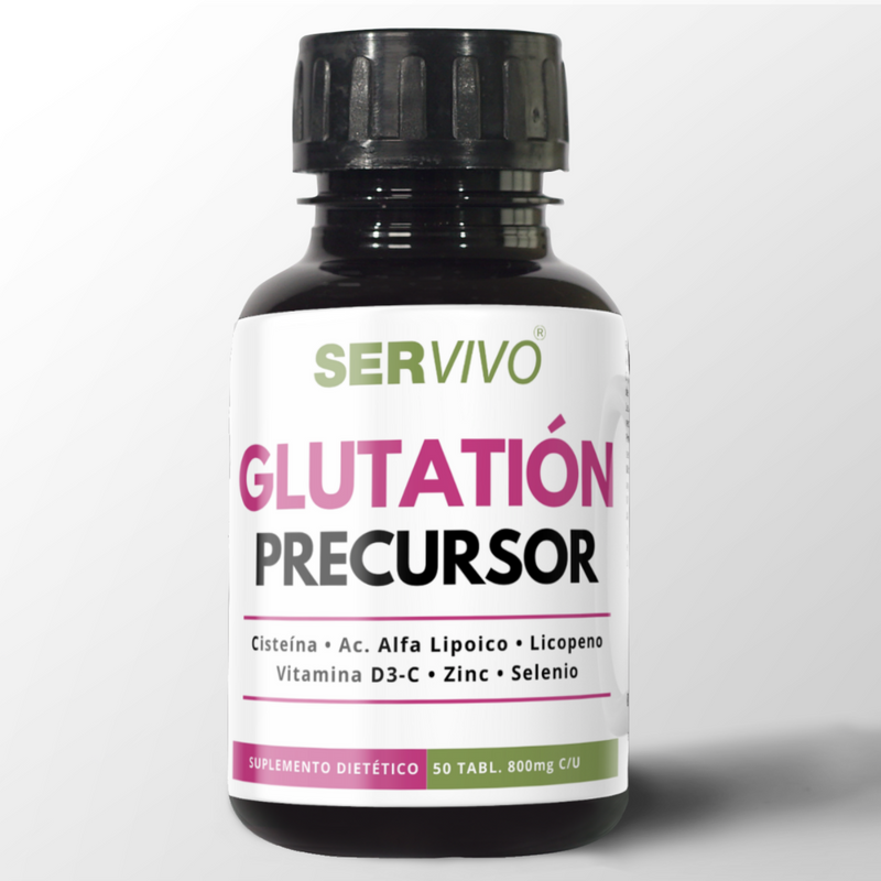 Glutatión Precursor Cisteína con Ácido Alfa Lipoico, Licopeno, Vitamina D3, Vitamina C, Zinc y Selenio 900 mg (5 Pack-300 Tabletas) - Ser Vivo