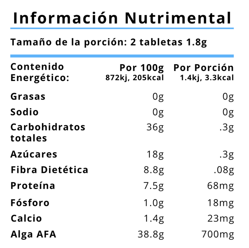Células Madre (3 Pack-180 Tabletas) Alga AFA 900 mg - Ser Vivo
