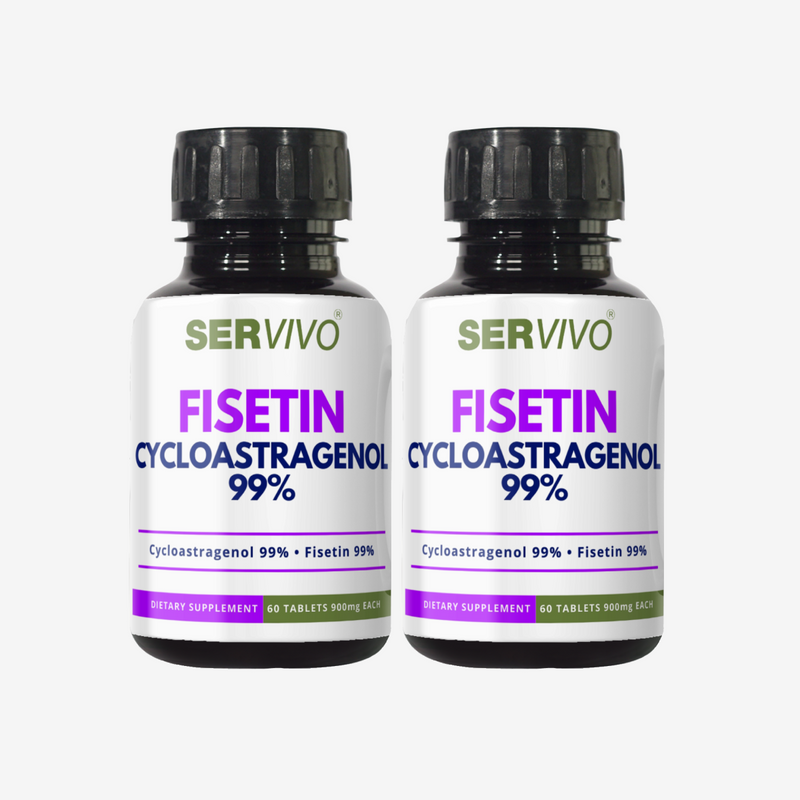 Cycloastragenol + Fisetin al 99% (120 tabletas) - Ser Vivo