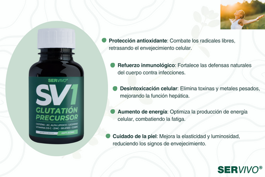 Precursor de Glutatión: Potencia Tu Defensa Antioxidante Natural