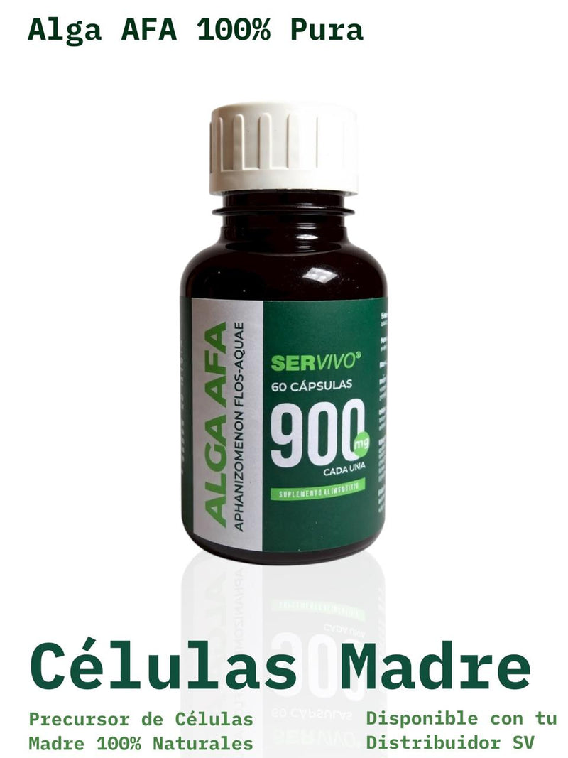 Alga AFA: Energía Natural y Bienestar Mental (60 cápsulas)
