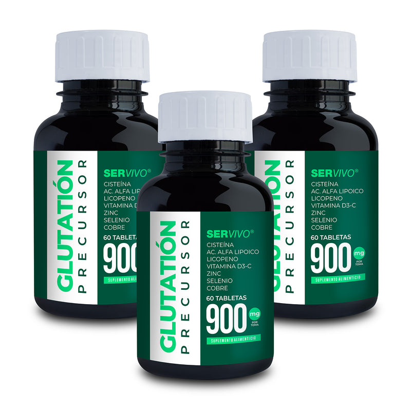 Glutatión Precursor: Protección Antioxidante y Apoyo Inmunológico Avanzado (3 Pack-180 Tabletas)
