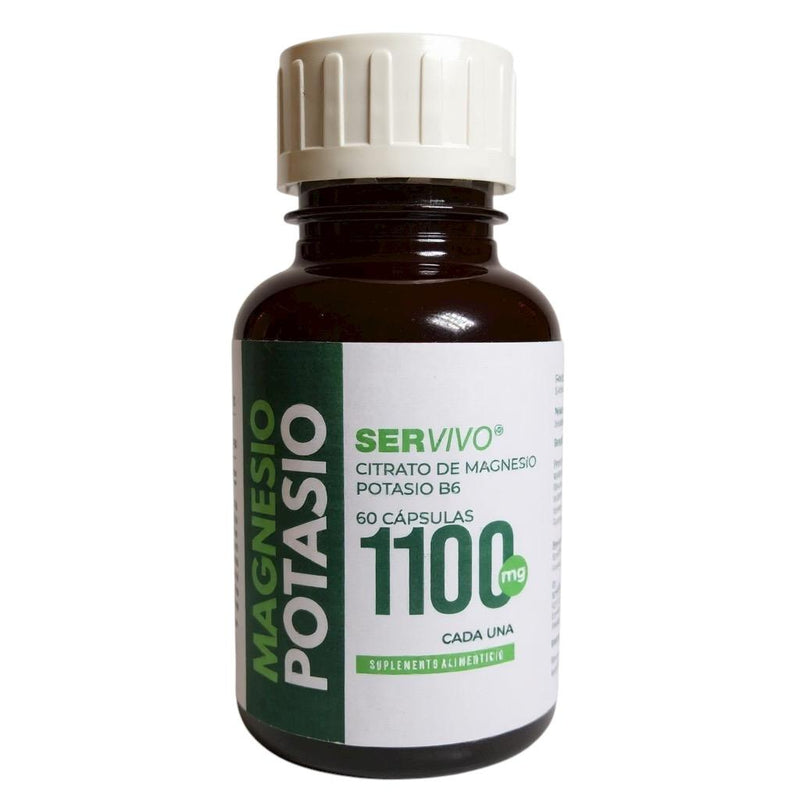 Citrato de Magnesio con Potasio 60 Cápsulas | Suplemento Premium