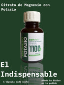 Citrato de Magnesio con Potasio 60 Cápsulas | Suplemento Premium