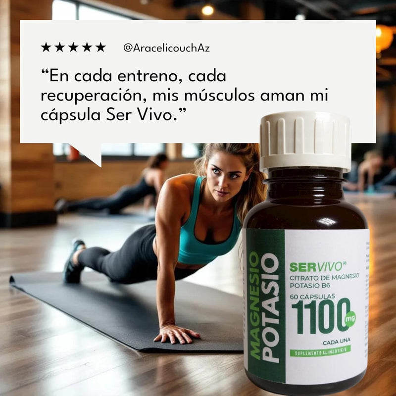 Citrato de Magnesio con Potasio 60 Cápsulas | Suplemento Premium