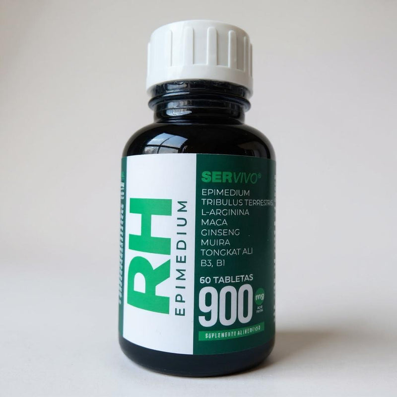 Regulador Hormonal RH Ser Vivo | Epimedium, Tribulus, Maca (60 Cápsulas de Alto Gramaje)