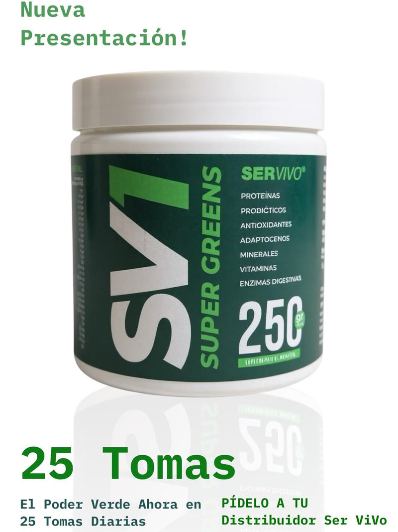 SV1 Super Greens (Para 25 días)