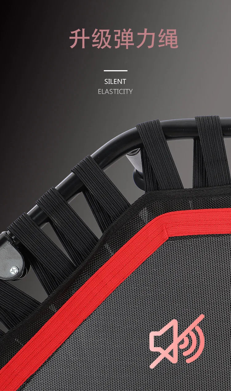 Nuevo Trampolín interior plegable, cuerda elástica para el hogar, deportes de fitness con pasamanos