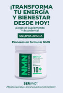 NMN con Probióticos | Energía Celular, Longevidad y Salud Metabólica – Ser Vivo
