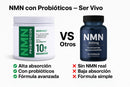 NMN con Probióticos | Energía Celular, Longevidad y Salud Metabólica – Ser Vivo