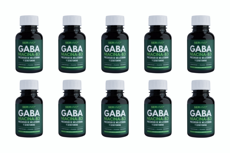 Gaba, Magnesio 800mg (Pack 10 - 600 cápsulas)