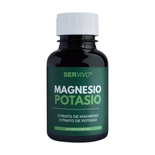 Citrato de Magnesio y Potasio 1g (2 Pack 120 cápsulas)