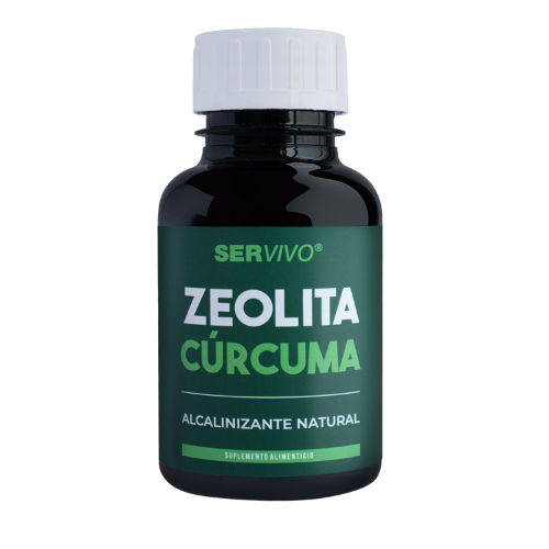 Zeolita y Cúrcuma de 800 mg (3 Pack-180 Tabletas)