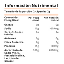 Vitamina C Liposomal con Bioflavonoides (5 Pack- 300 Cápsulas) 10 meses de consumo