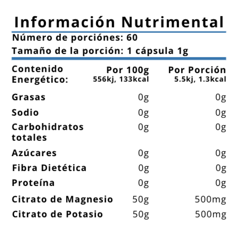 Citrato de potasio 99 mg 180 cápsulas (paquete de 2)